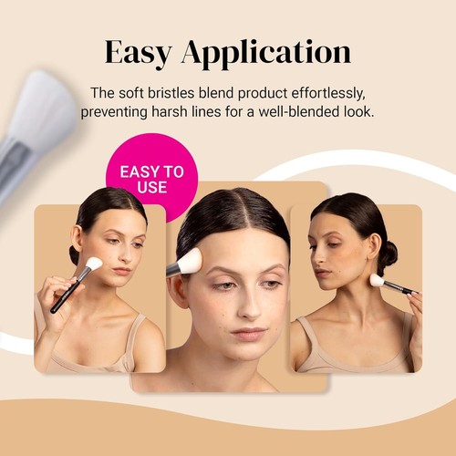 Blush Brush/Bronzer Brush Best for Contour, Blush and Bronzer Makeup Application - Picture 4 of 6