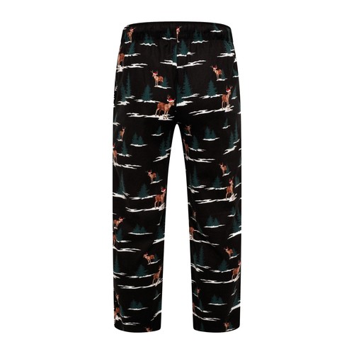 Hombre Pijama Estampado Algodón Tartán Franela Salón Informal Pantalones Prendas de noche PJ Pantalón - Imagen 7 de 13