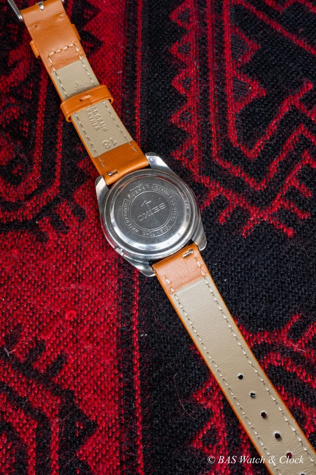 Seiko 5ACTUS, Reloj Hombre Vintage, 7019-7040, 1970, Revisado, Garantizado, Foto 4 de 4