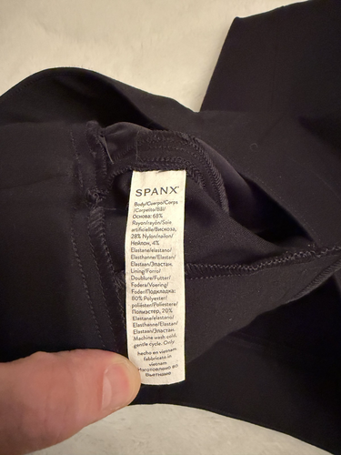 Spanx Women's Slim Straight classic black pants • XL • 20254R • $138 NWT - Picture 9 of 9