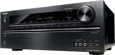 Onkyo TX-NR626 | 7.2 AV-Receiver | 4K | Wi-Fi | Bluetooth | Schwarz | GUT - Bild 1 von 4
