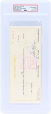 Jim Leyritz New York Yankees Signed Check from March 10, 1986 - PSA 84845785