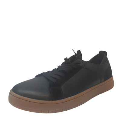 Bar III Men's Ventura Black Leather and Suede Sneakers 12 M MSRP 69.99 New