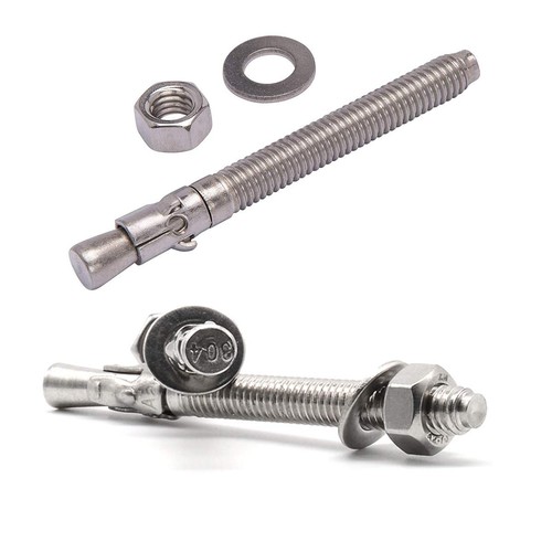 3/8" X 5" Concrete Anchor, 304 Stainless Wedge Anchor with Excellent Anti-Rus... - Picture 7 of 7