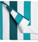 Cotton Oversized Beach Towel - Extra Large 40"X70" Plush Large, Cyan Green 