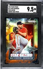 2020 Panini Prizm Max Scherzer Star Gazing SGC 9.5 Mint+ Cosmic Haze Prizm