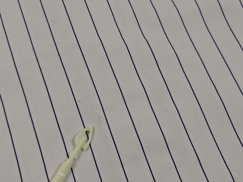 Camiseta de béisbol a rayas de Los Angeles Lakers para hombre grande vintage años 90  - Imagen 14 de 14