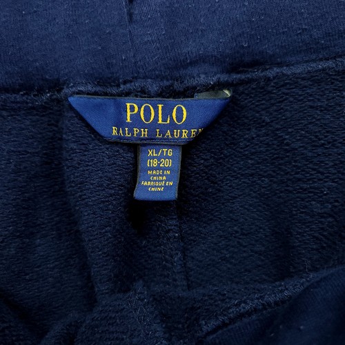 Pantalones deportivos Polo Ralph Lauren Junior XL 18-20 azul RL polar con cordón - Imagen 3 de 13