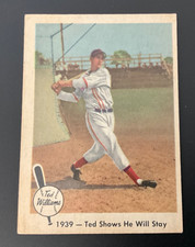 TED WILLIAMS 🔥1959 Fleer #13🔥Authentic🔥 No creases