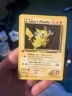 Lt. Surge's Pikachu [1st Edition] Common Gym Heroes 081/132 MP HP