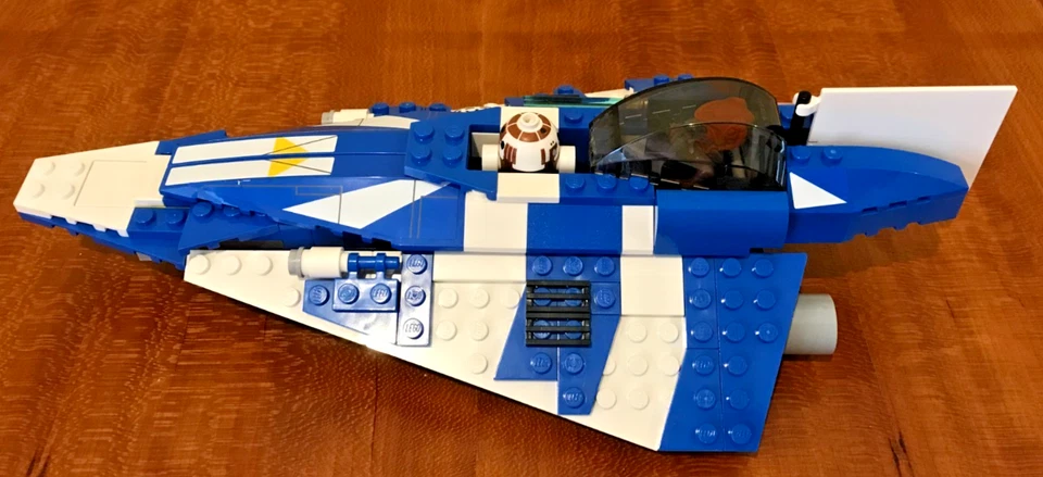 LEGO Star Wars 8093  Plo Koon's Jedi Starfighter Complete with mini-figs & instr - Image 3 of 4
