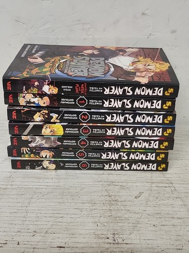 Demon Slayer Kimetsu No Yaiba Manga Lot 1-6, Stories Of Water And Flame englisch