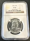 1955 Franklin Half. PF 68. Tough Date. Free Shipping w/ No Reserve!