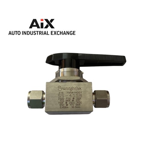 Swagelok SS-45S8 1/2” Ball Valve 2500 PSI Stainless Steel 40 Series ZZP - Picture 1 of 1