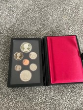 Royal Canadian Mint 1984 Proof Coin Set Inc Silver Dollar