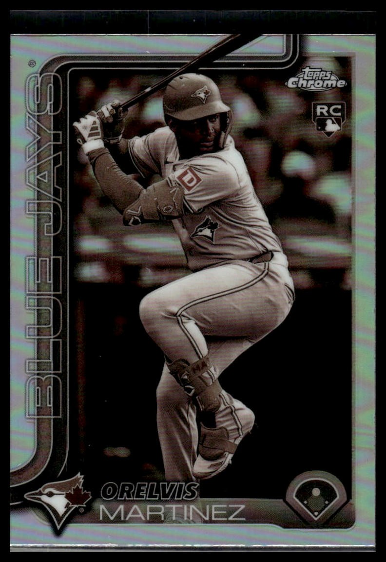 2025 Topps Chrome #105 Orelvis Martinez Sepia Refractors