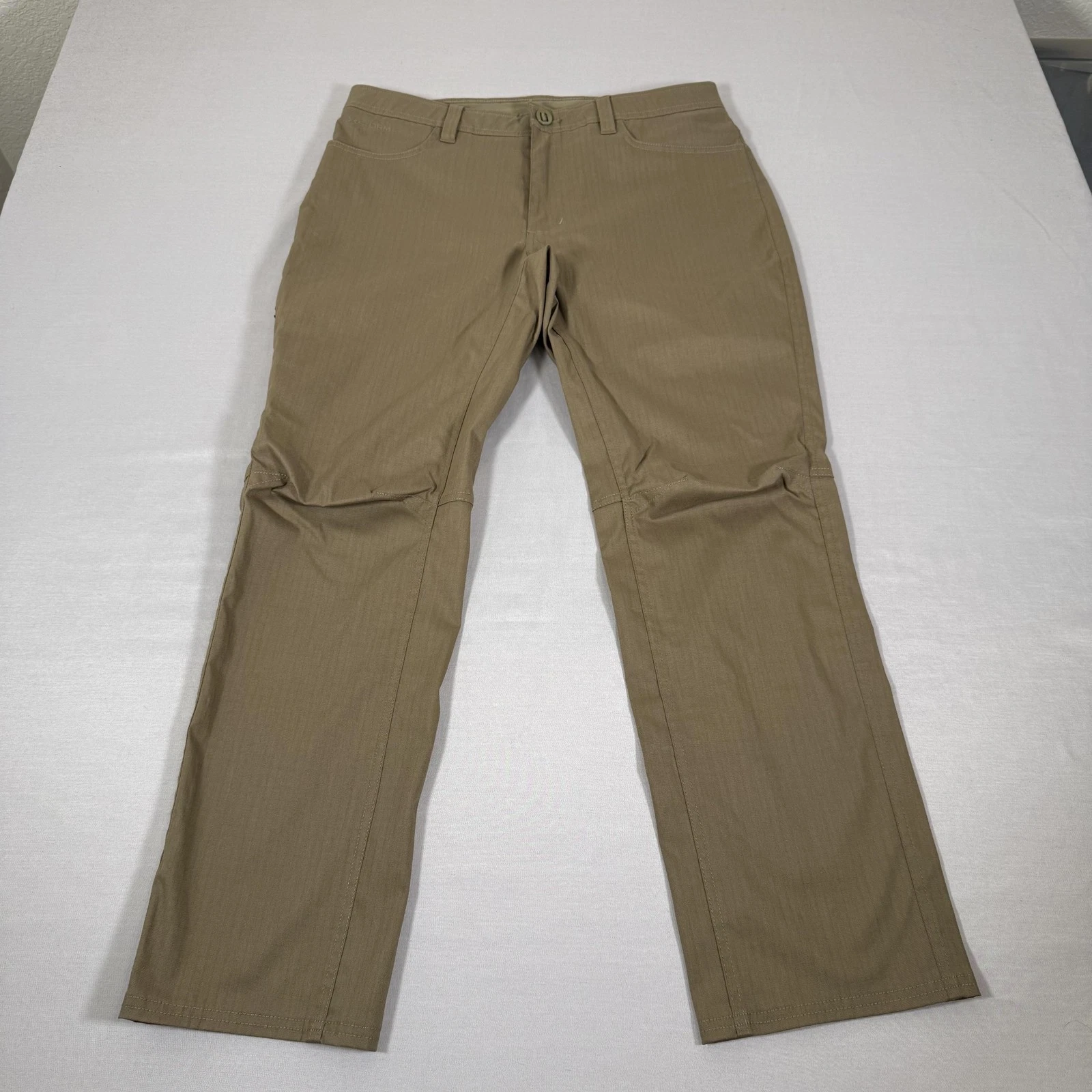 Under Armour Pants Mens 34x30 Beige Storm Enduro Tactical Rip Stop Stretch Chino