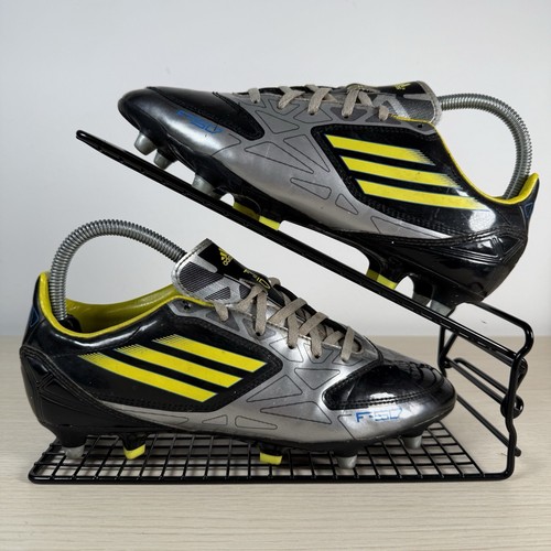 Scarpe da calcio Adidas F50 giovani ragazzi UK 5,5 MG borchie calcio nere V21332 2012 - Foto 3 di 12