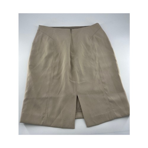 Ivanka Trump Pencil Skirt Womens Size 10 Khaki Tan Knee Length Business Career - Picture 7 of 8