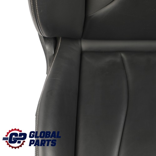 Audi A3 S3 8V 3 Door Seat Front Heated Leather Soul Black Silver Left N/S - Picture 5 of 14
