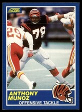 1989 Score Anthony Munoz Cincinnati Bengals #96