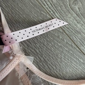 Victoria&rsquo;s Secret Sexy Little Things Sheer Babydoll Lingerie Set Ivory S/M 34B