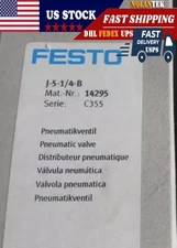 NEW Festo J-5-1/4-B 14295 Solenoid Valve