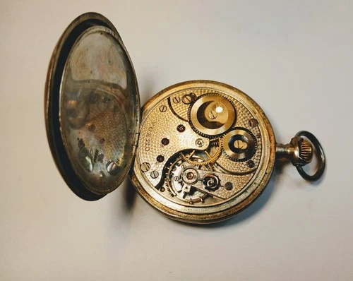 Rare Omega Grand Prix Paris 1900 silver pocket watch w Omega 19 grade c movement