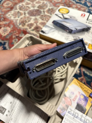 Iomega Zip 100 Portable Drive Z100P w/ All Original Cables - 第 5/6 張圖片