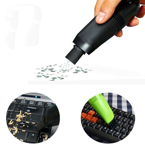 Mini PC Laptop Computer Vaccum USB Keyboard Brush Dust Cleaner  Home Cleaning - Picture 3 of 10