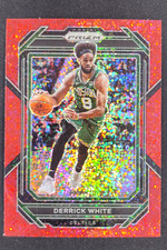 2022-23 Panini Prizm Derrick White Prizm Red Sparkle #12 Boston Celtics