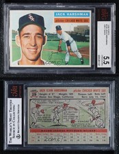 1956 Topps Jack Harshman (Gray Back) #29 BVG 5.5