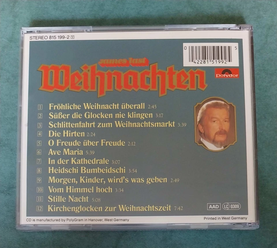 CD James Last Weihnachten - Bild 2 von 3