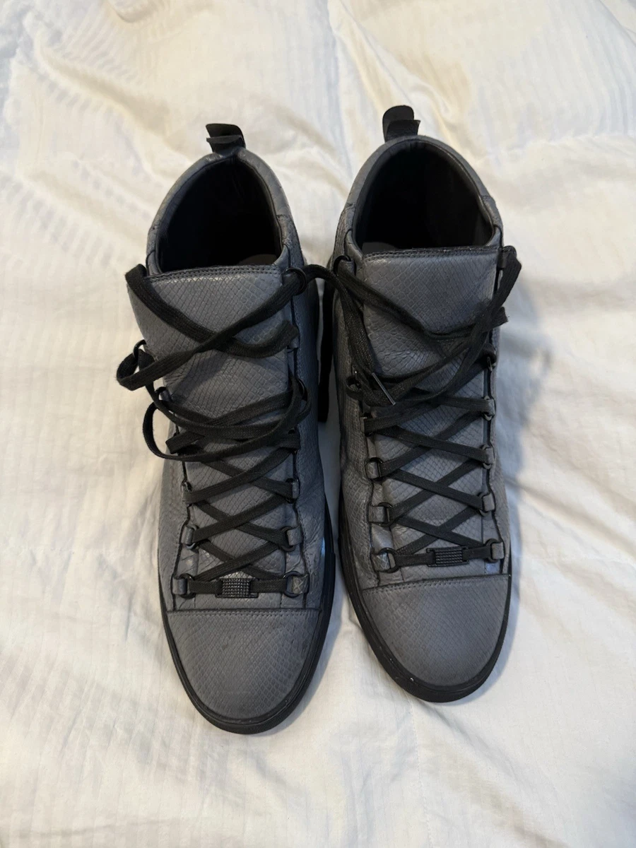 Gray Solid Casual Balenciaga Arena Shoes for Men for sale | eBay