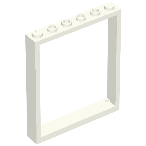 LEGO® Part 42205 - Window 1 x 6 x 6 Flat Front - Bild 2 von 2