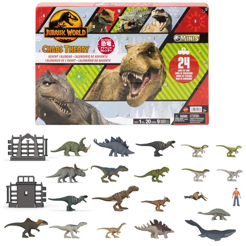 Mattel Jurassic World Dinosauro Calendario dell'Avvento Jbg37 Plastica Multicolore - Foto 1 di 7