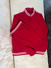 Red polo Track Suit Short Set