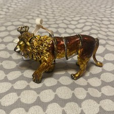 Cloisonne Lion With Crown Dillards Trimsetter Ornament Without Box