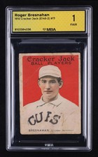 1915 Cracker Jack (E145-2) Roger Bresnahan #17 MBA 1