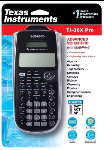 Texas Instruments TI-36X Pro Advanced Scientific calcolatrice schermo 4 linee NUOVO! - Foto 2 di 4