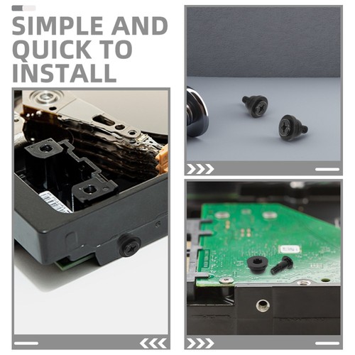 20 PCS Hard Drive Screws Shock Absorption Kit External Accessories - Zdjęcie 9 z 12