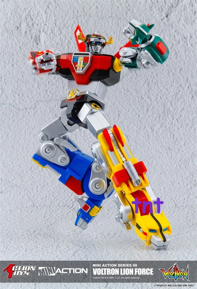 Juguetes de acción en stock Mini Action Voltron - Lion Force con piezas adicionales Foto 3 de 4