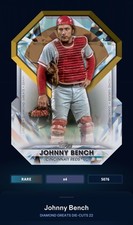 2022 Topps Diamond Greats Die-Cuts Johnny Bench | Rare Digital 