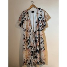 Phase Eight Floral Belted Long Wrap Dress Size 12