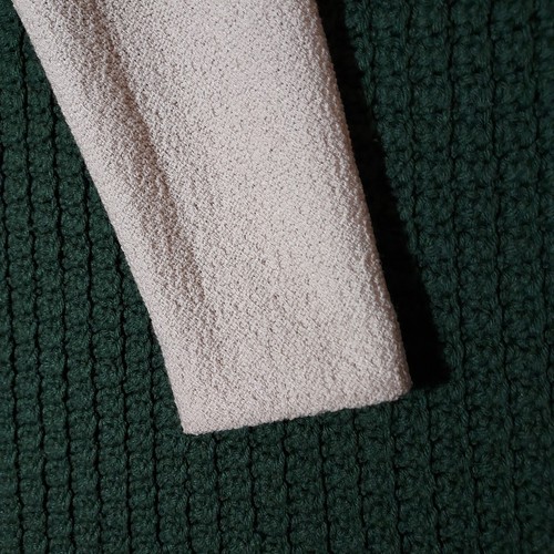 Chaqueta Top St. John Mujer 10 Marfil Tejido Boucle Cremallera Completa Costuras EE. UU. Almohadillas -Defecto - Imagen 3 de 12