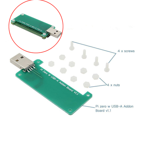 Add-on Board USB-A Connector Transmitter For Raspberry Pi Zero /Zero W Board H - Photo 14/14