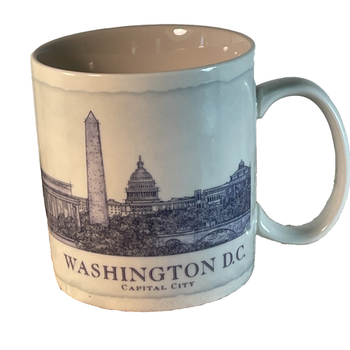 Washington DC Starbucks 2006 Coffee Architect Series Mug Collectors 18 FL OZ - Picture 2 of 7