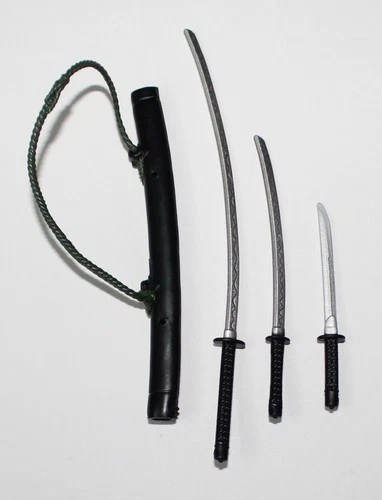 PURGE 915 - 174 Budo Katana Sword Lot - GIJOE CLASSIFIED SERIES 6" Scale 1/12