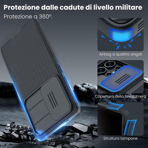 Camshield Pro Custodia per Samsung Galaxy S25 Ultra 6,9 Pollici - Cover Scorrevo - Foto 4 di 12