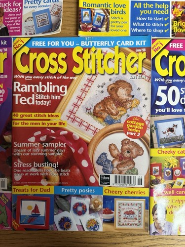 Vintage Cross Stitcher Magazines Issues year 1998 Iss 65-71 73 75 Advent Cal x9 - Picture 7 of 12